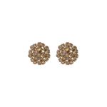 BRINCO LETICIA SARABIA FLOR DOURADO