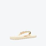 CHINELO VICENZA FLAT FLIP FLOPS OFF WHITE