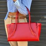 BOLSA SCHUTZ COURO SCHUTZ VERMELHO