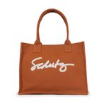 BOLSA SCHUTZ SHOPPING OSAKA LONA CARAMELO