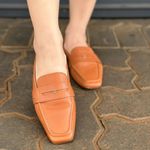 MOCASSIM CAPODARTE COURO CAMEL