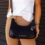 BOLSA SAAD PEQUENA DIADORA PRETO