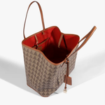 BOLSA SCHUTZ SHOPPING GRANDE TRIANGLE BEGE