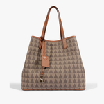 BOLSA SCHUTZ SHOPPING GRANDE TRIANGLE BEGE