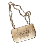 Bolsa Saad Mini Couro Metalizado