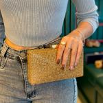 Clutch Schutz Malha Strass