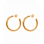 Brinco MC Argola Tubo Dourado