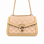 Bolsa SAAD Nylon Couro Bege