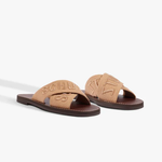 Sandália Schutz Flat X Logo 