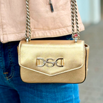 Bolsa SAAD Mini Couro Metalizado