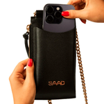 Bolsa Porta Celular SAAD Mini Couro