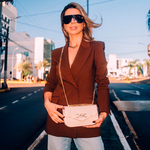 Bolsa SAAD Mini Couro Off