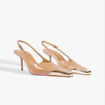 Slingback Schutz Biqueira Metal 