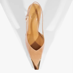 Slingback Schutz Biqueira Metal 