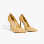 Scarpin Schutz Caiolea Verniz Bege