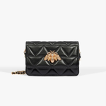 Bolsa Schutz Abelha Couro Believe Black