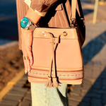 Bolsa SAAD Bucket Diadora Bege