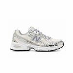 Tênis New Balance 740 Branco e Prata com Renda