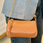 Bolsa Schutz Tiracola Pequena Tina Caramelo