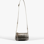 Bolsa Schutz Tiracolo Pequena Tina Prata Velho