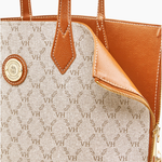 Bolsa Victor Hugo Tote Double Face Caramelo