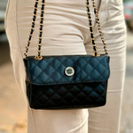 Bolsa SAAD Mini Bordado Preto