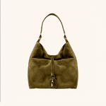 Bolsa SAAD Bucket Camurça Verde