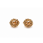 Brinco Leticia Sarabia Oval Pequeno Dourado