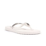 Chinelo Schutz Strass Branco