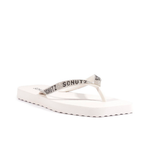 Chinelo Schutz Strass Branco