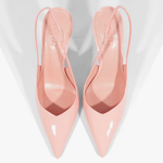 Slingback Schutz Lexi Sling Wild Couro Rosa