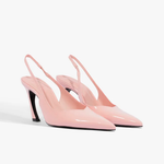 Slingback Schutz Lexi Sling Wild Couro Rosa