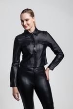 CAMISA CROPPED MANGA LONGA