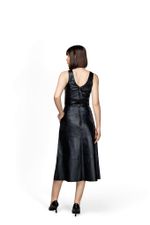 SAIA MIDI GODE EM PELICA COM BOLSO FACA