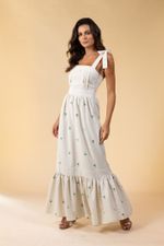 VESTIDO DE LINHO ARPOADOR