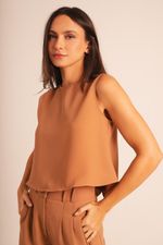 BLUSA ALFAIATARIA DE CREPE
