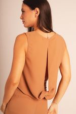BLUSA ALFAIATARIA DE CREPE