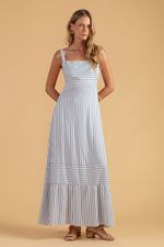 VESTIDO LONGO LISTRAS