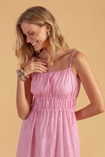 VESTIDO TRICOLINE LISTRADO