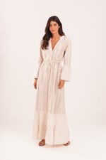VESTIDO DE LINHO BORDADO BOHO