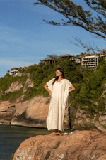 KAFTAN MALHA MANDALA AREIA 