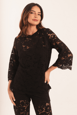 BLUSA GUIPIR PRETA