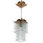 PENDENTE SPARK QUADRADO COBRE VERNIZ