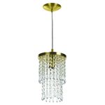 PENDENTE SPARK REDONDO DOURADO VERNIZ