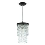 PENDENTE SPARK REDONDO PRETO