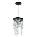 PENDENTE SPARK REDONDO PRETO