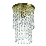 PLAFON SPARK REDONDO DOURADO VERNIZ