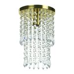 PLAFON SPARK REDONDO DOURADO VERNIZ