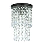 PLAFON SPARK REDONDO PRETO