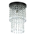 PLAFON SPARK REDONDO PRETO